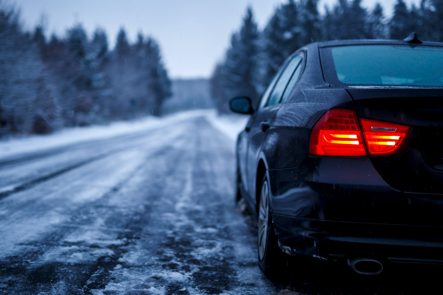 auto in inverno